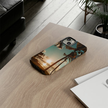 Sundown Palmtrees - Protective Phone Case