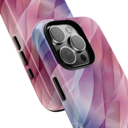 Pink Wave Cascade iPhone 16 Pro Case - Tough