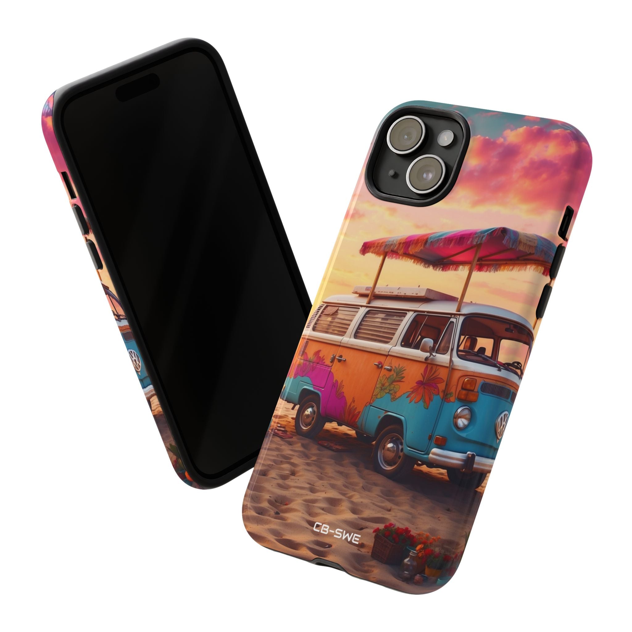 **Van Rests at Shore** - iPhone Case