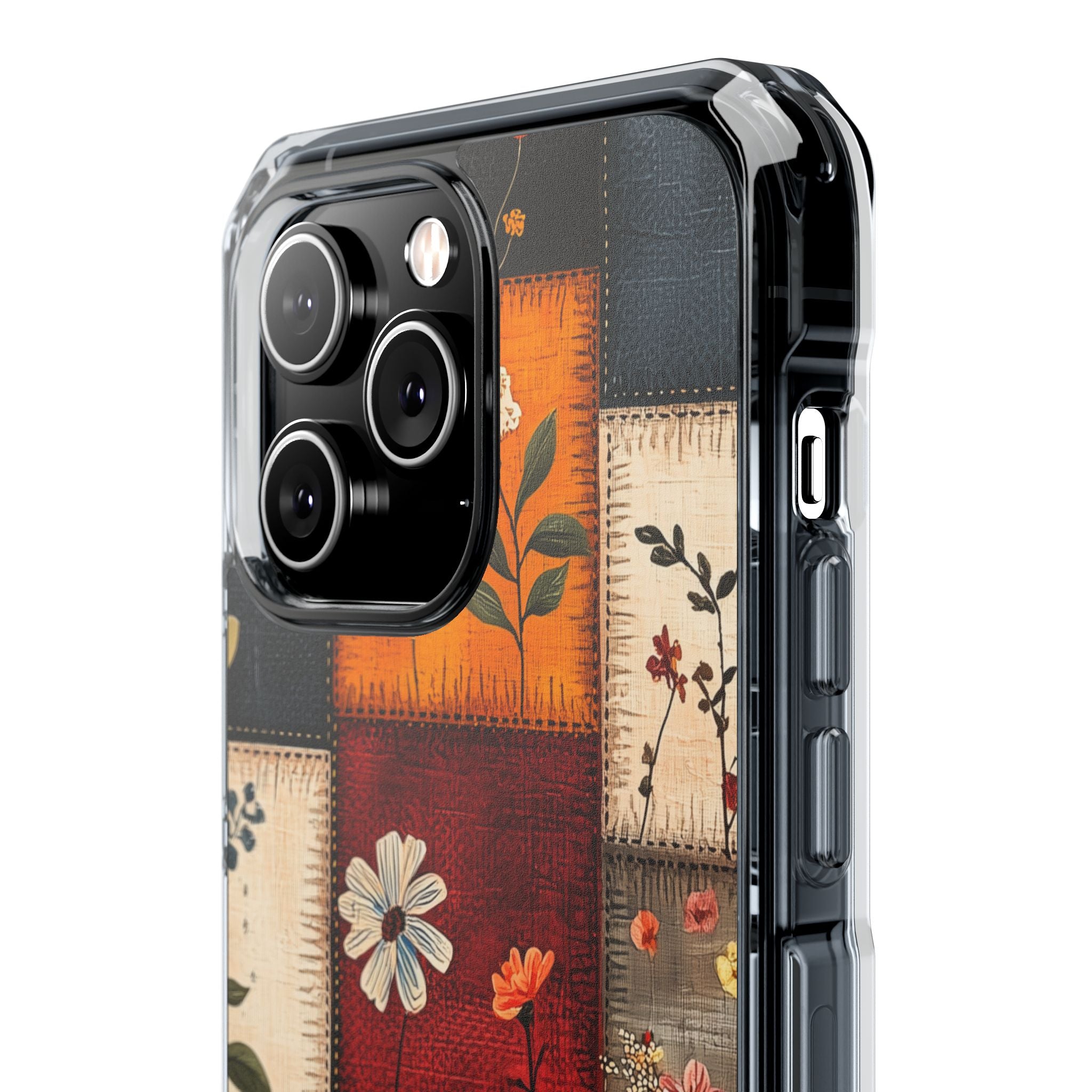 Patchwork Blooms iPhone 14 Pro Max Case - Impact