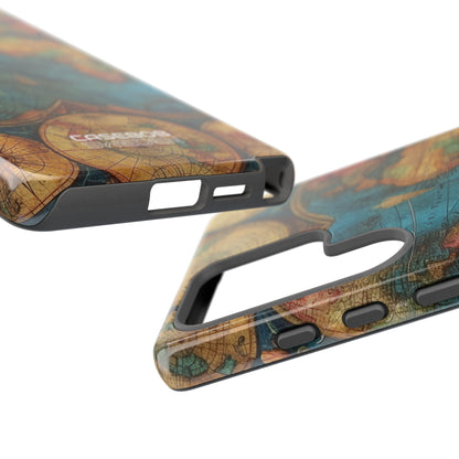 Mappa del mondo vintage Samsung S25 - Tough