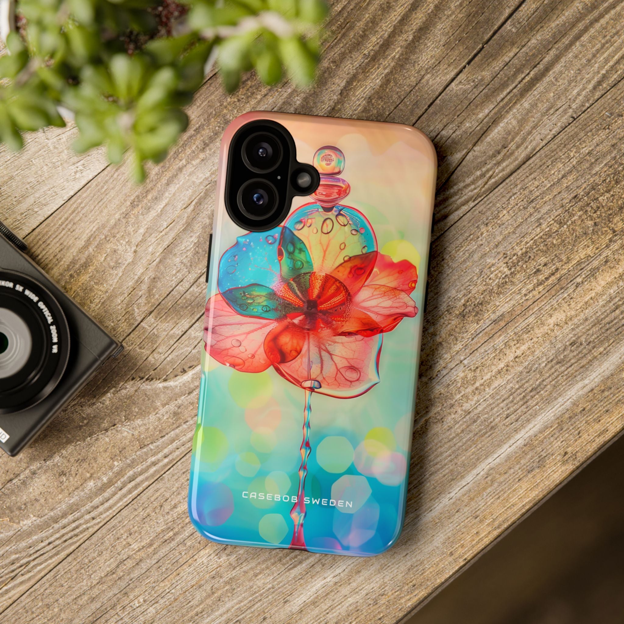 Ethereal Glass Flower iPhone 16 - Tough Phone Case