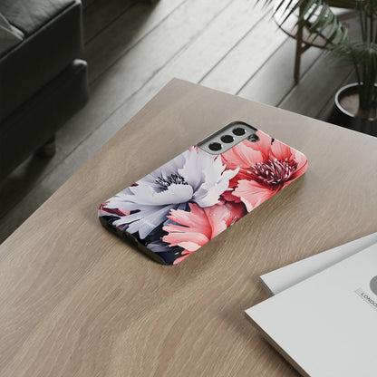 Digital Floral Elegance - Samsung Case