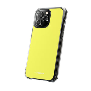 Laser Lemon | Handyhülle für iPhone (Clear Impact Case - Magnetisch) 