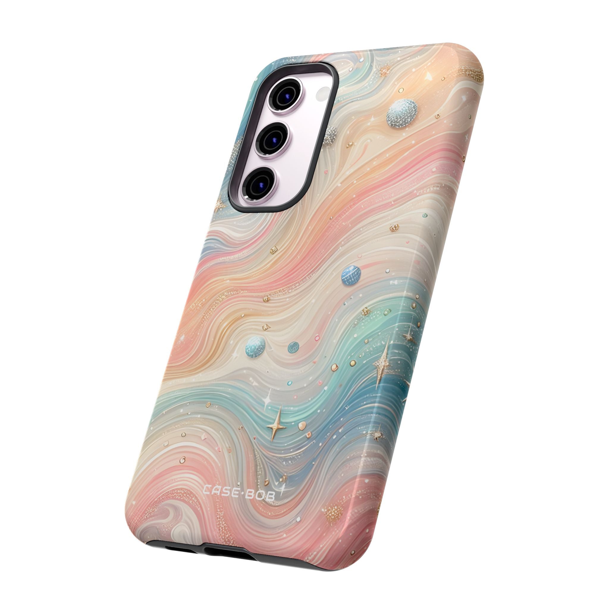 Iridescent Swirls Samsung S23 Plus Case - Tough