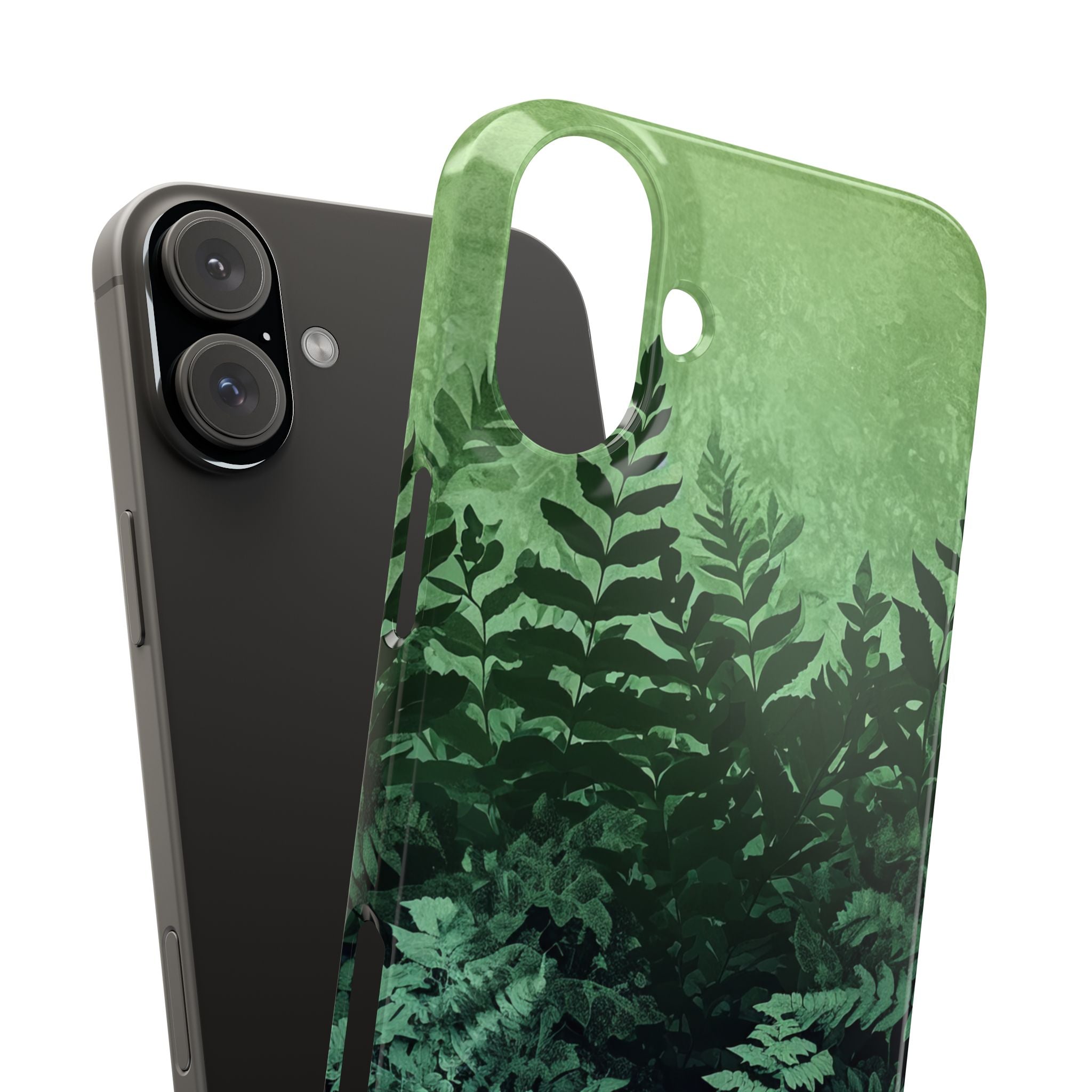 Gradient Fernscape Lush iPhone 16 - Slim Phone Case