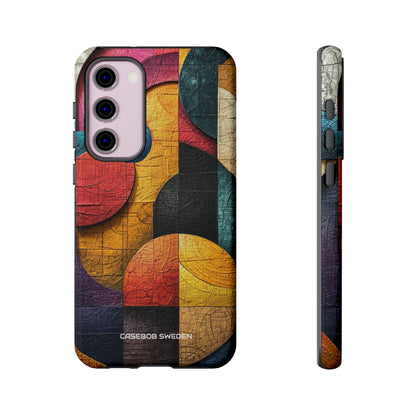 Vibrant Geometric Art - Tough Samsung S23 Phone Case