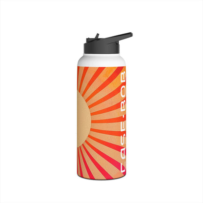 Sunburst Radiance - Stainless Steel Water Bottle