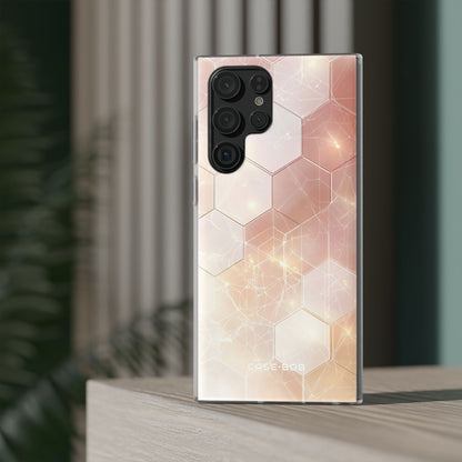 Honeycomb Glow Samsung S22 Ultra Case - Soft