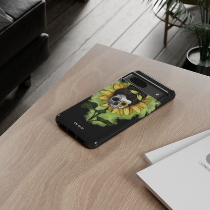 Sunflower Skull Fusion - Google Pixel Case