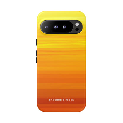 Sunlit Horizon Gradient Google Pixel 9 - Tough Phone Case