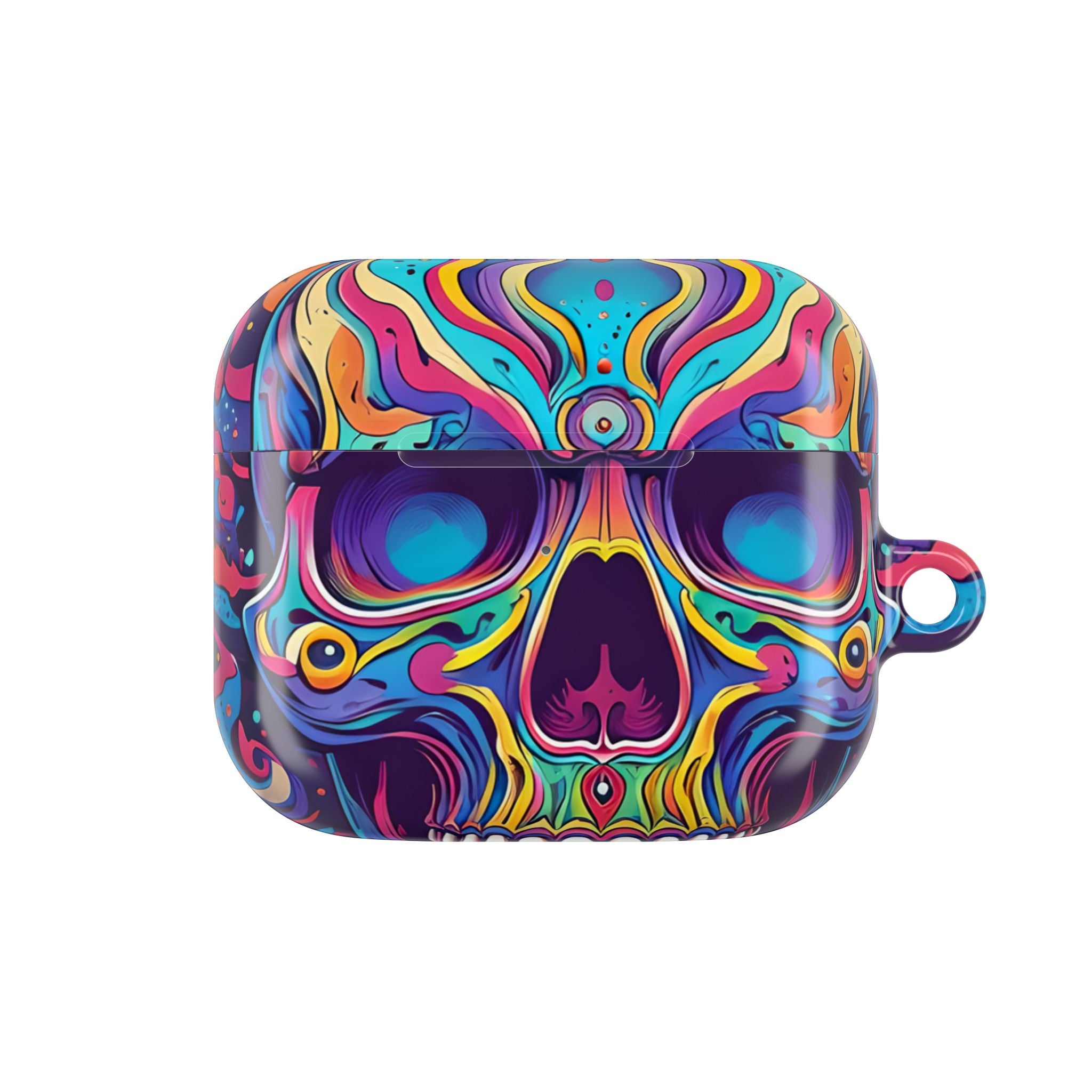 Psychedelic Skull - AirPods Case