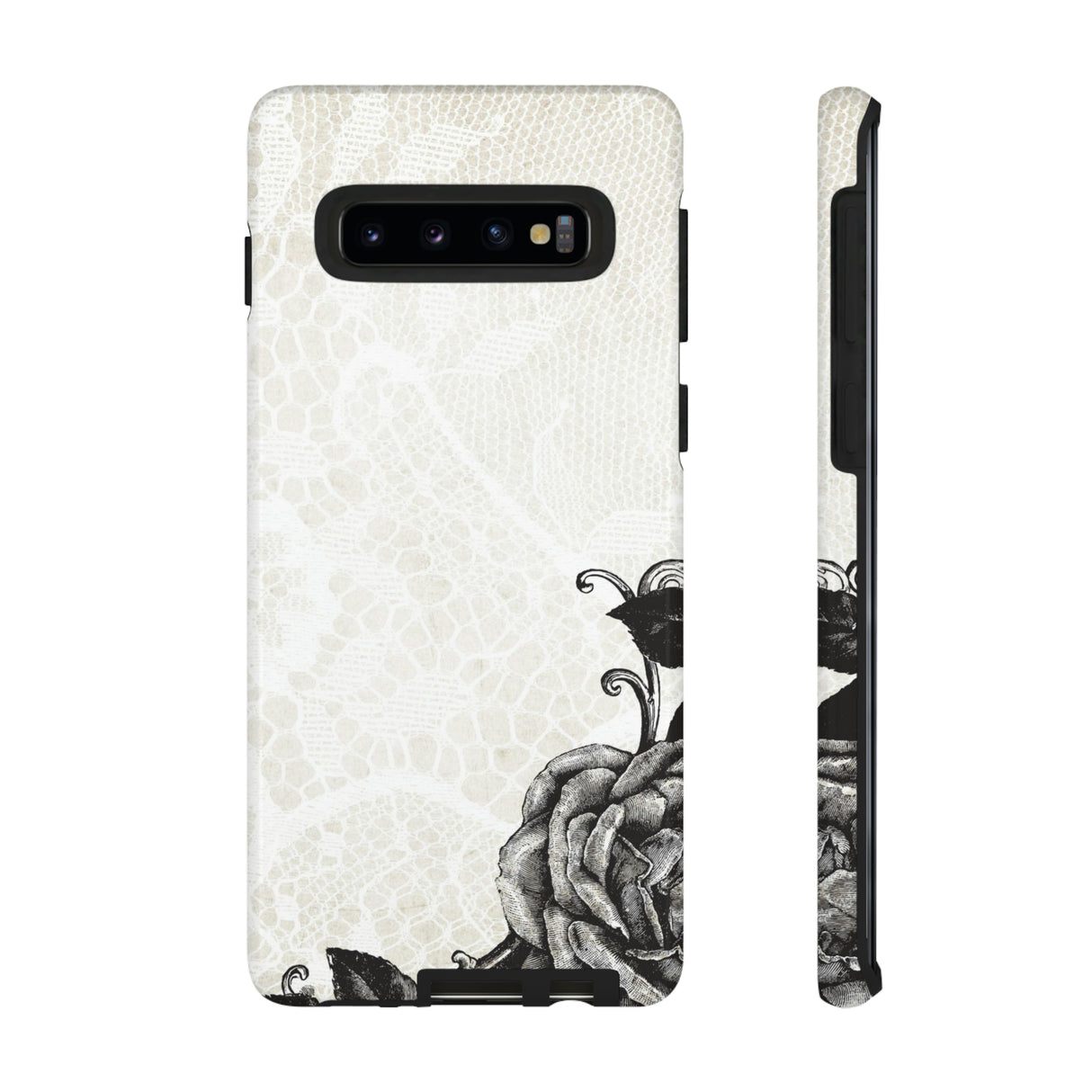 Rosett Gothic Flower - Protective Phone Case