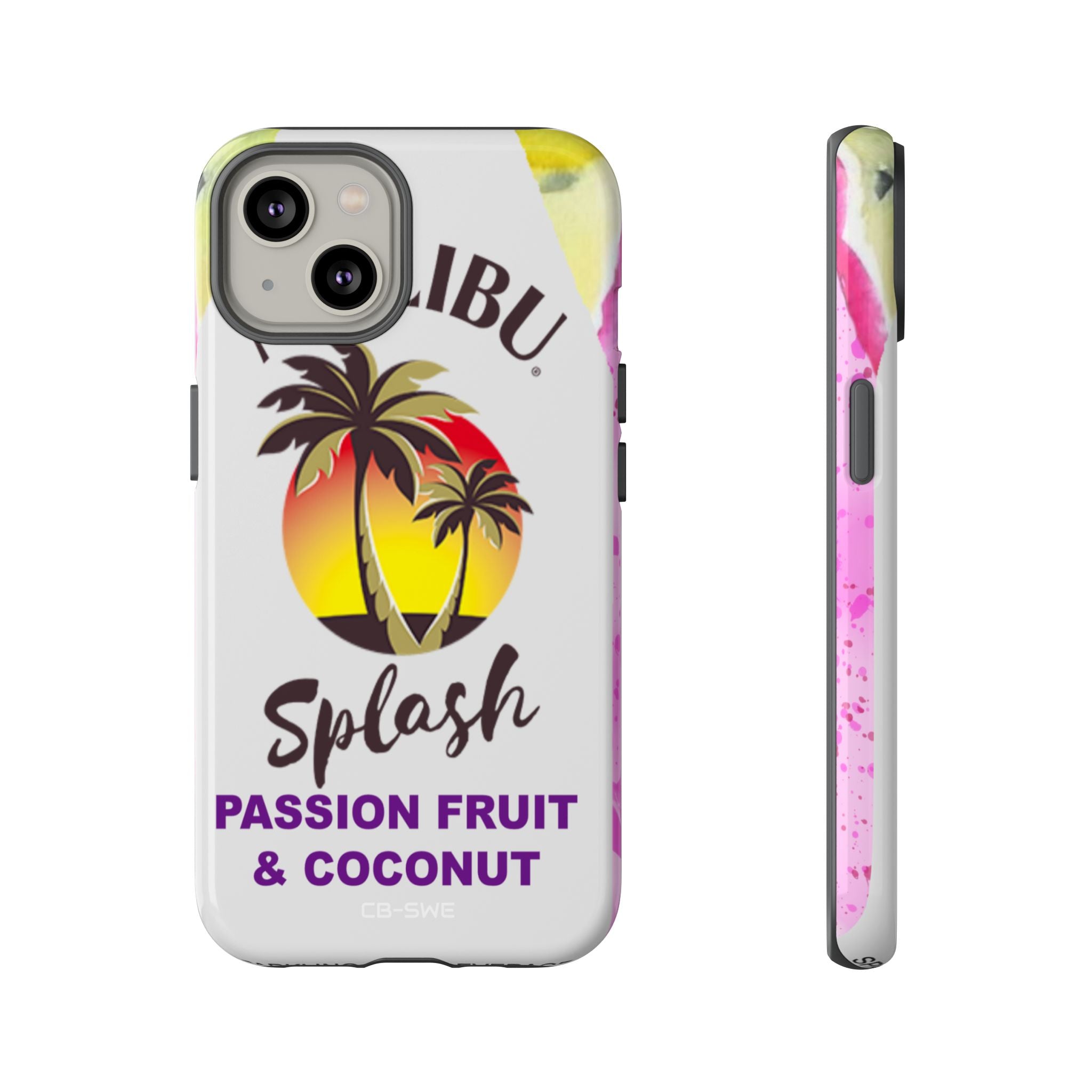 Tropical Sunset Splash - iPhone Case
