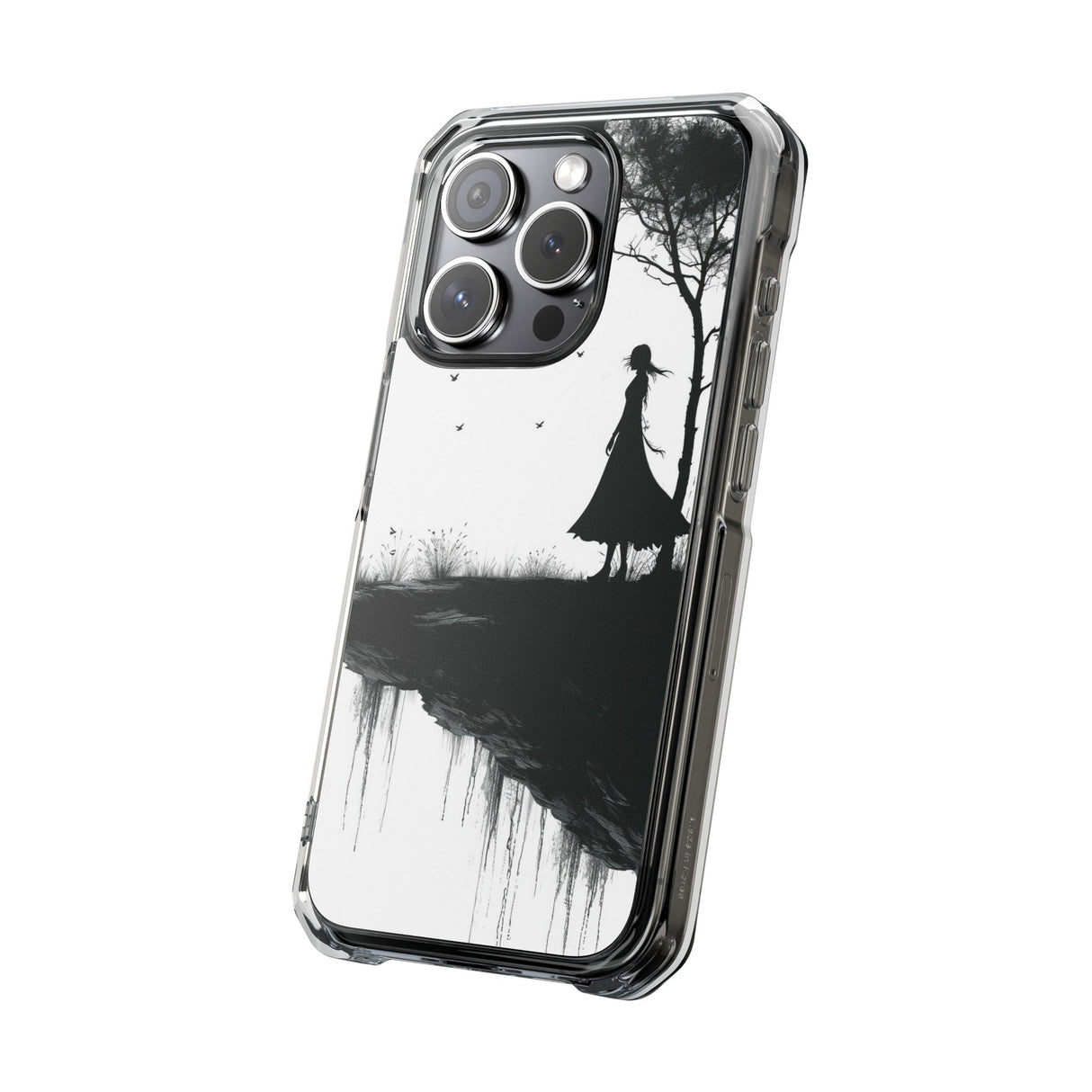 Solitary Serenity - Phone Case for iPhone (Clear Impact - Magnetic)