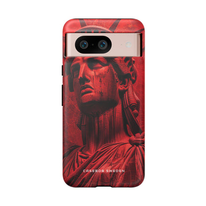 Zen Red Liberty Vision Google Pixel 8 - Tough Phone Case