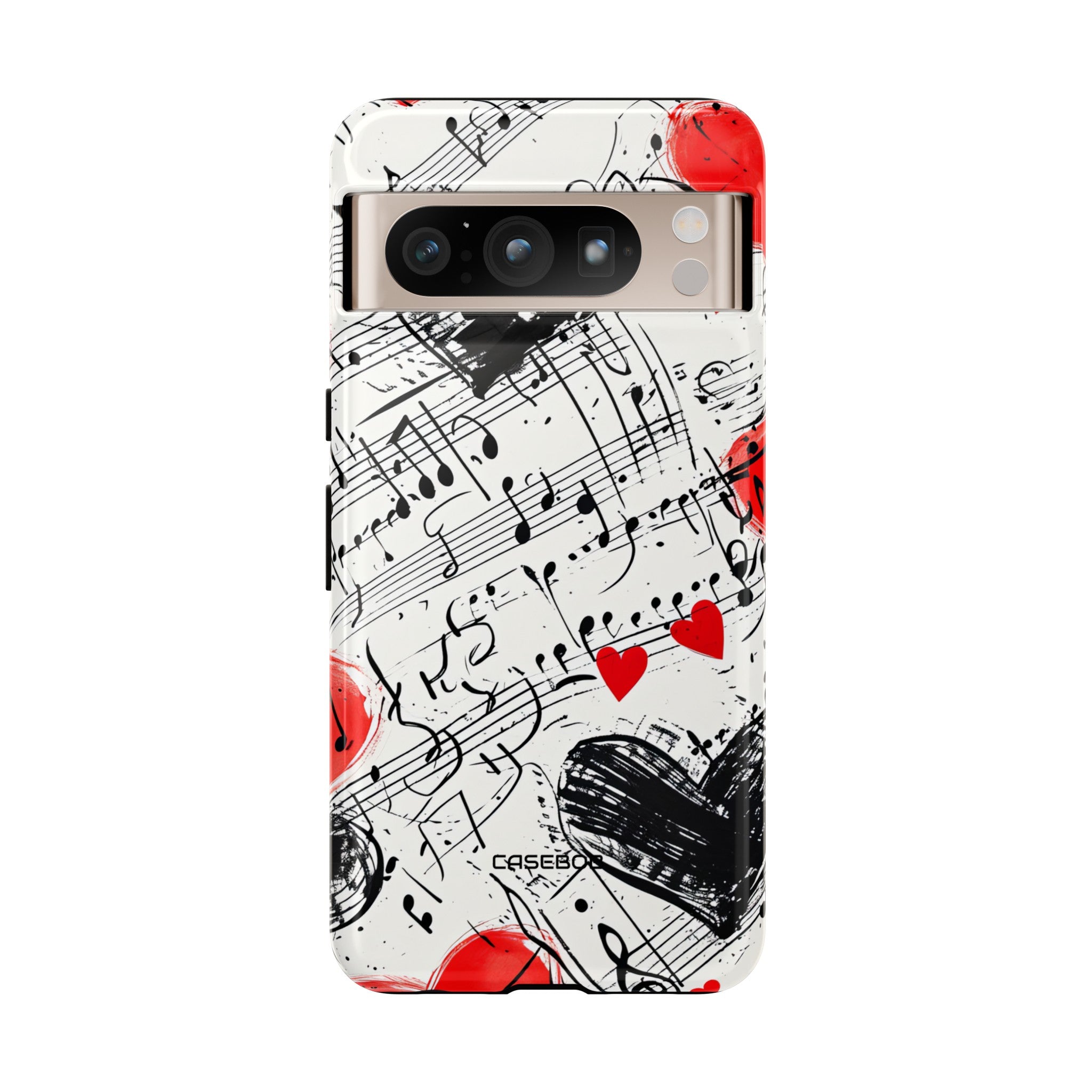 Melodic Love Notes - Protective Pixel Case - Protective Phone Case