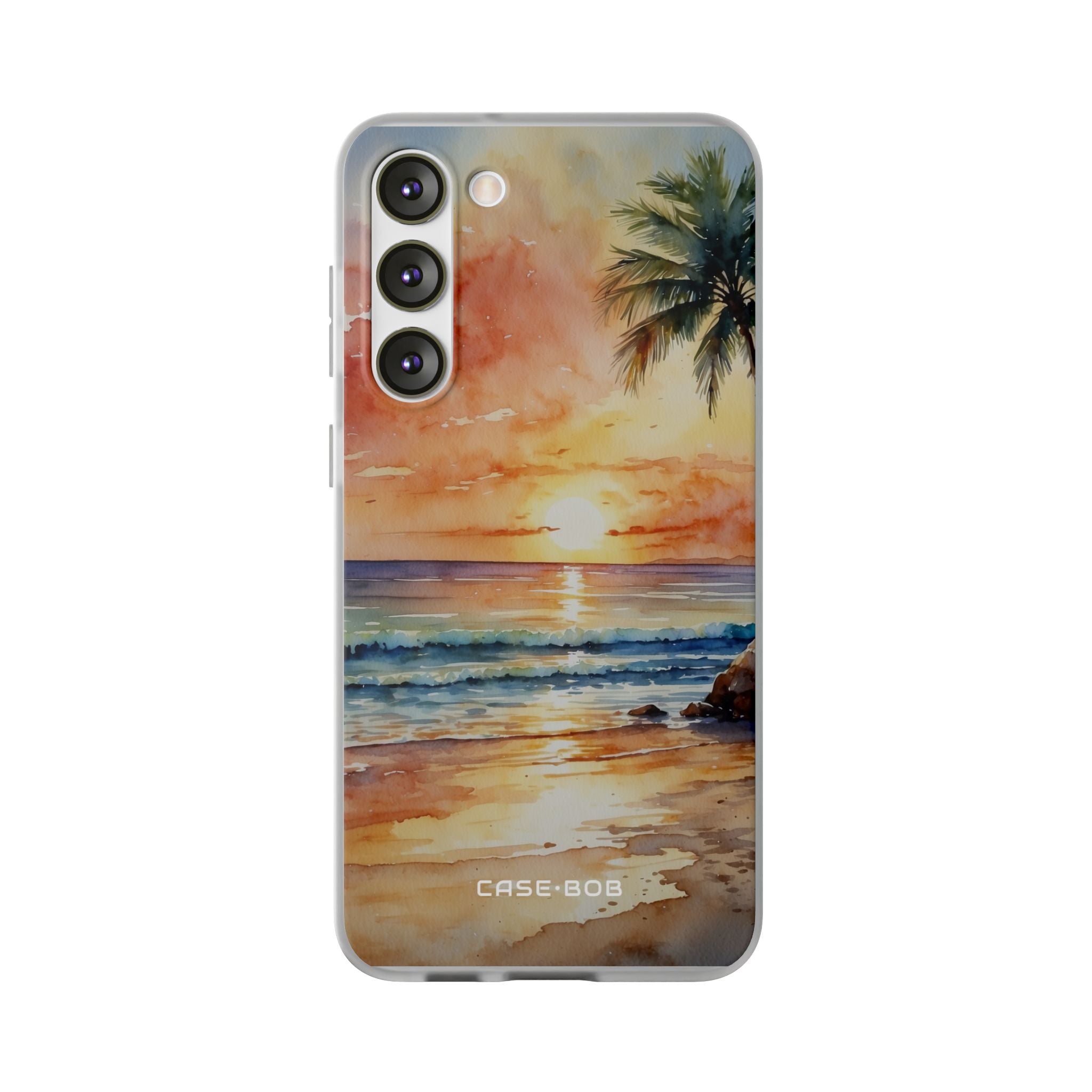 Sunset Palm Samsung S23 Plus Case - Soft