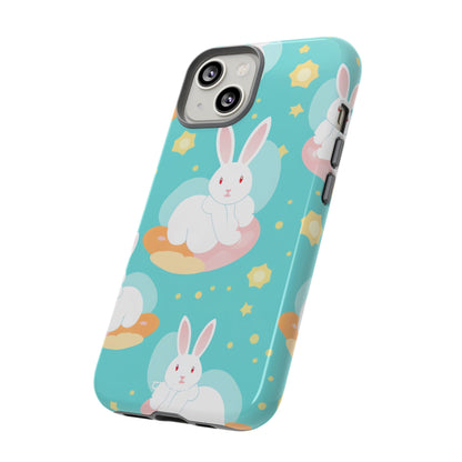 Bunnies Float Dreamily - iPhone Case