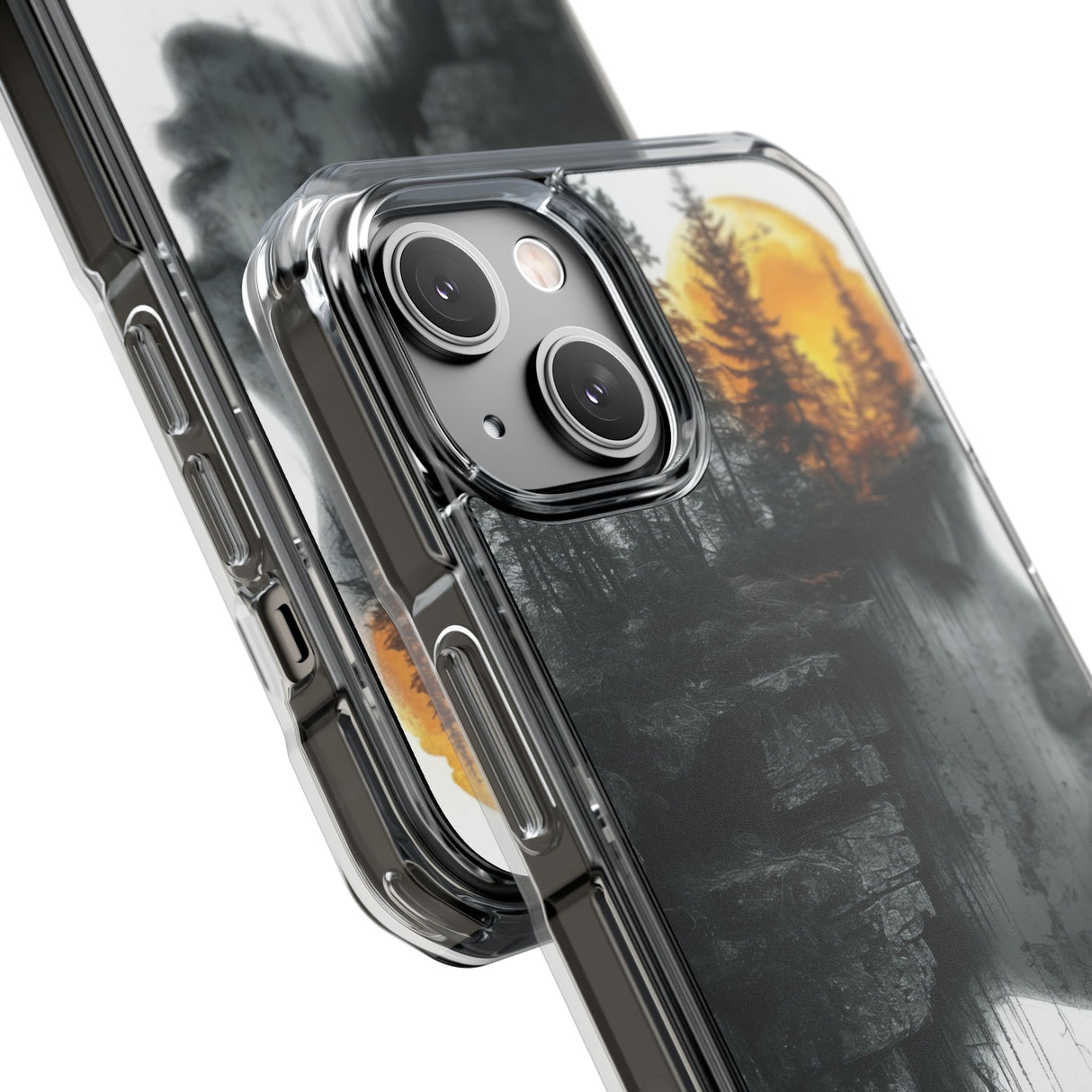 Nature's Reflection - Phone Case for iPhone (Clear Impact - Magnetic)