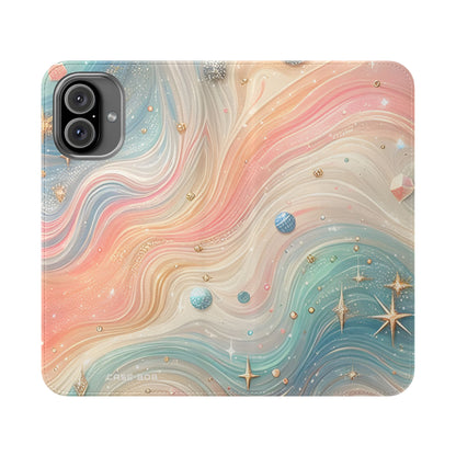 Celestial Waves - iPhone 16 Plus Case - Wallet