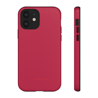 Bright Red Maroon - Protective Phone Case