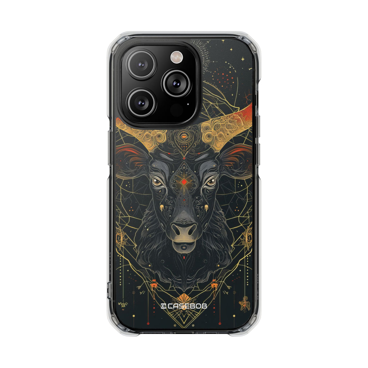 Celestial Taurus Mystique – Handyhülle für iPhone (Clear Impact – Magnetisch)