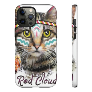 Red Cloud Cat - Protective Phone Case