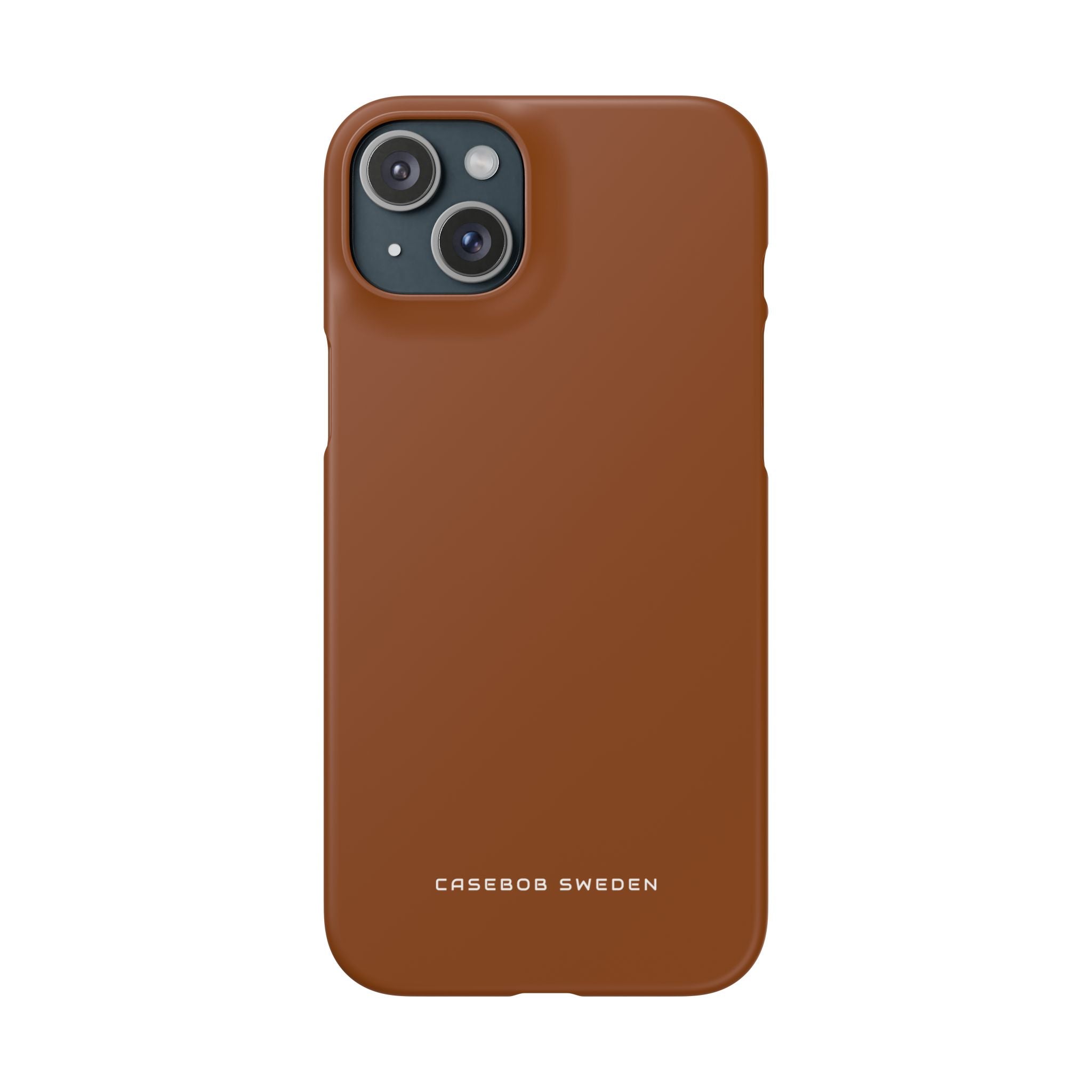 Saddle Brown iPhone 15 - Slim Phone Case