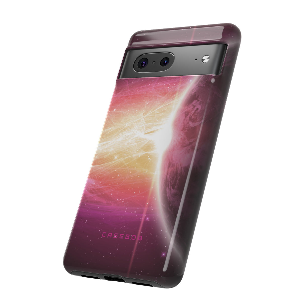 Purple Planets in Space - Protective Phone Case