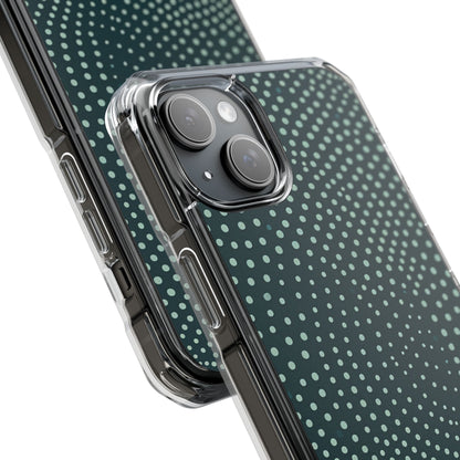 Teal Rippleflow iPhone 15 - Clear Impact Phone Case