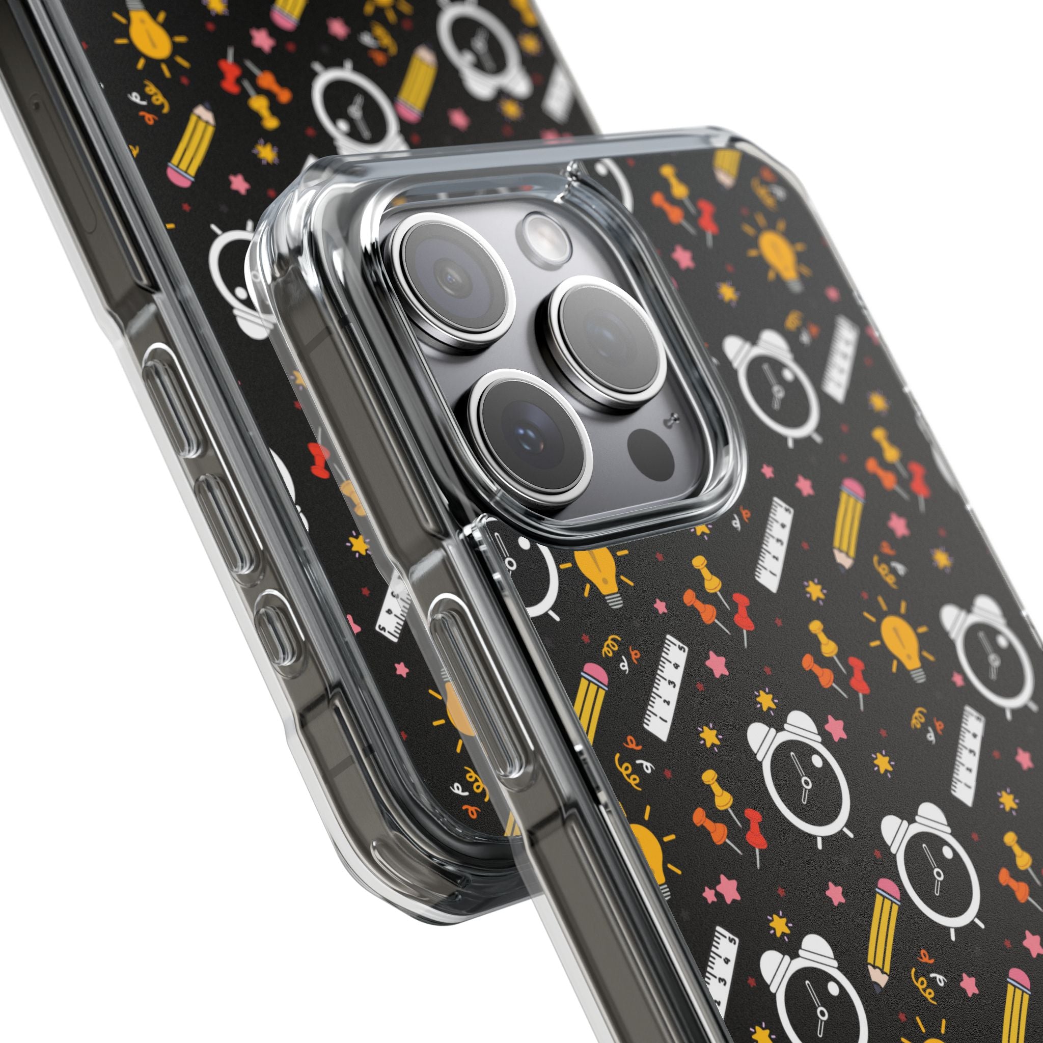 Bright Pencils Twirl iPhone Case - Impact