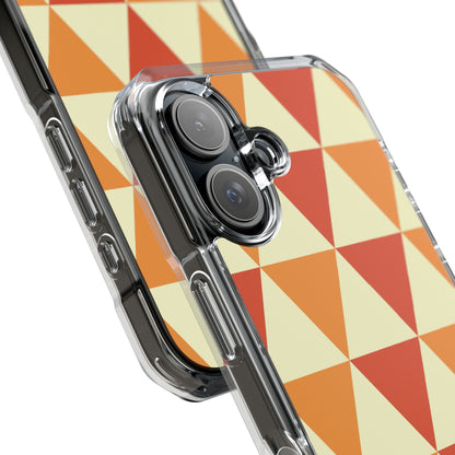 Autumn Triangles Dance iPhone Case - Impact