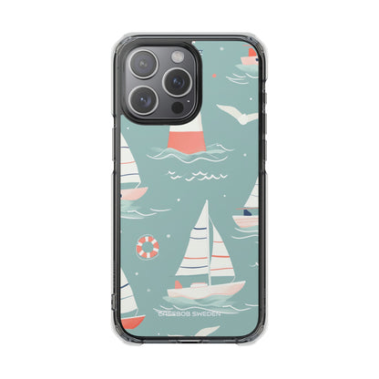 Lighthouse Nautical Charm - Clear Impact iPhone 15 Phone Case