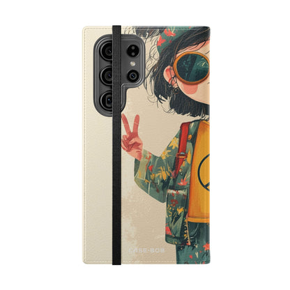 Peace Pigtails - Samsung S23 Ultra Case - Wallet