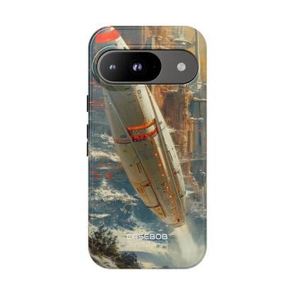 Futuristic Forest Voyage Google Pixel 9 - Tough