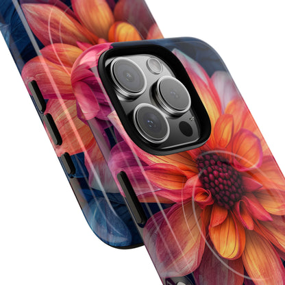 Fiery Bloom Harmony iPhone 16 | Tough+ Phone Case