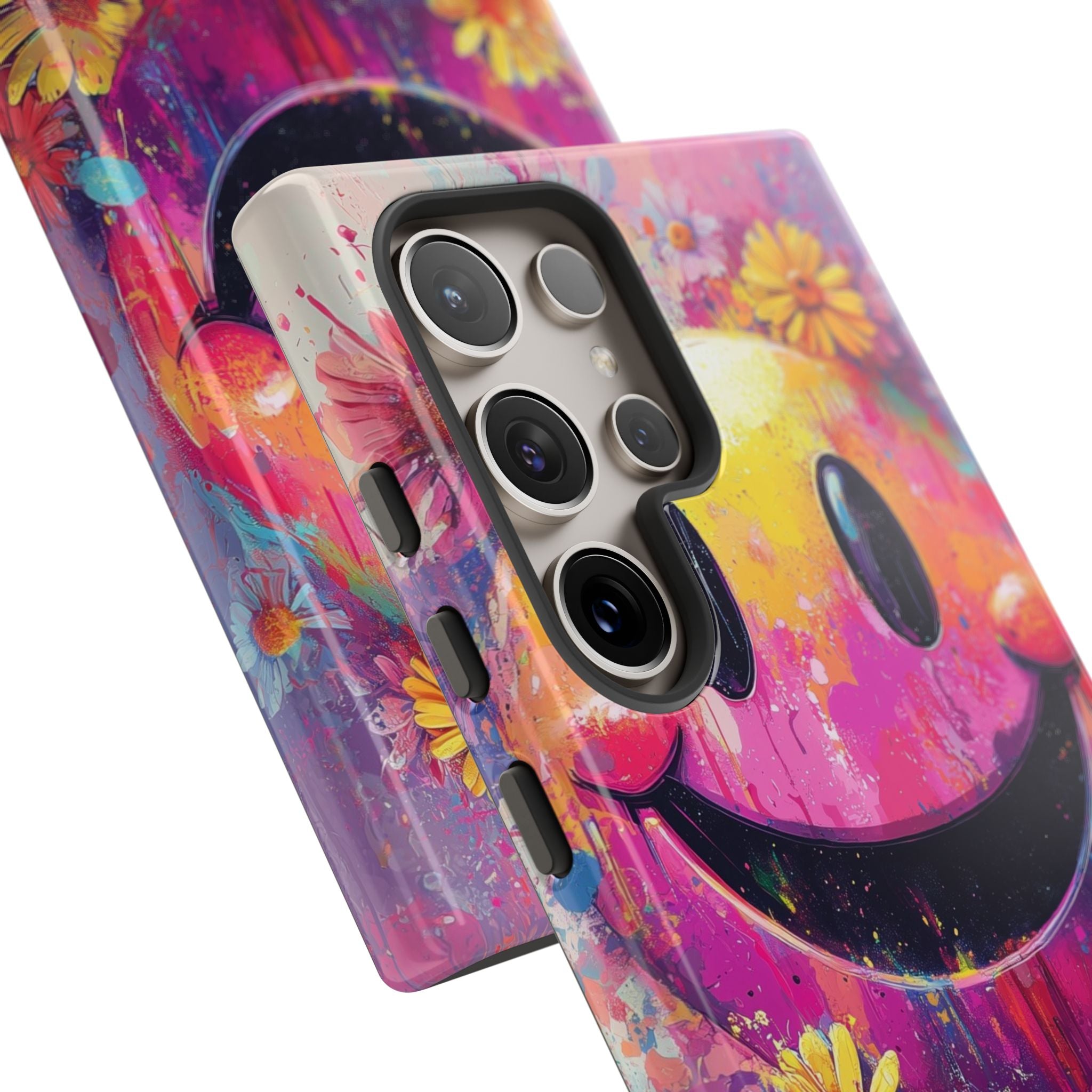 Smiley Bloom Samsung S24 Ultra Case - Tough