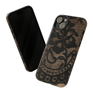 Broomrose Gothic Flower - Protective Phone Case