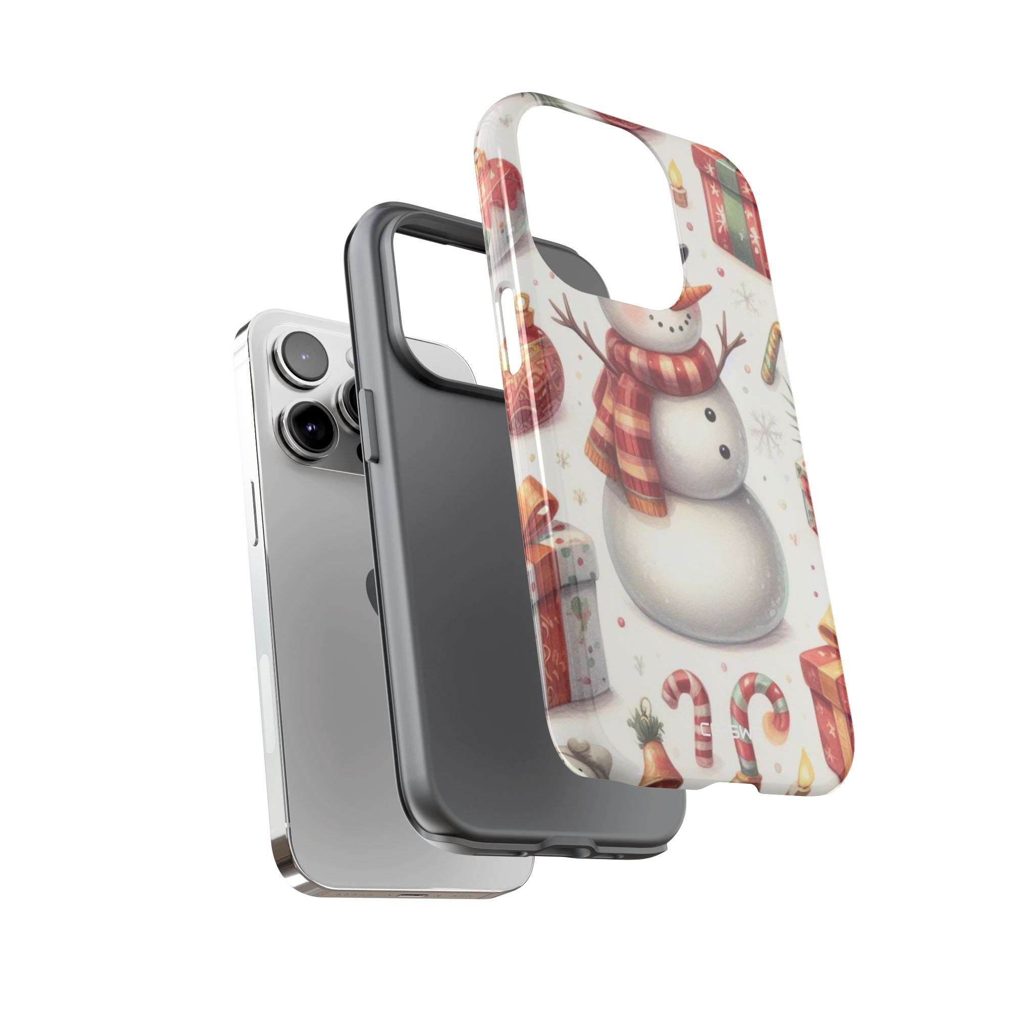 Snowman Welcomes Joy - iPhone Case