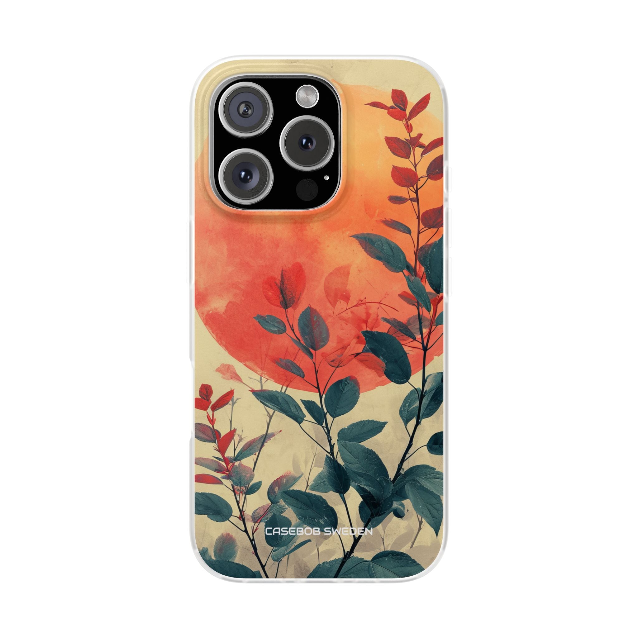 Orange Sun Harmony - Flexi iPhone 16 Phone Case