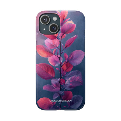 Pink Blue Nature - Slim iPhone 15 Phone Case