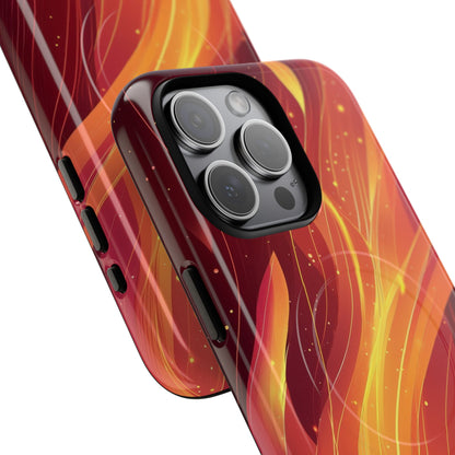 Flaming Flow iPhone 15 Pro Max Case - Tough+