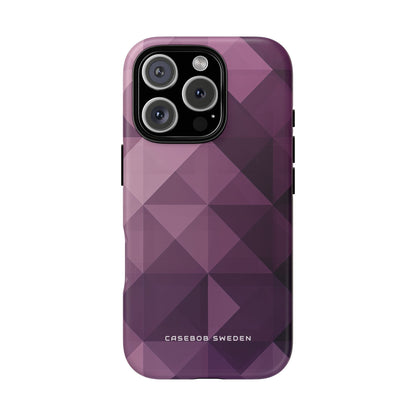 Gradient Purple Mosaic iPhone 16 - Tough Phone Case