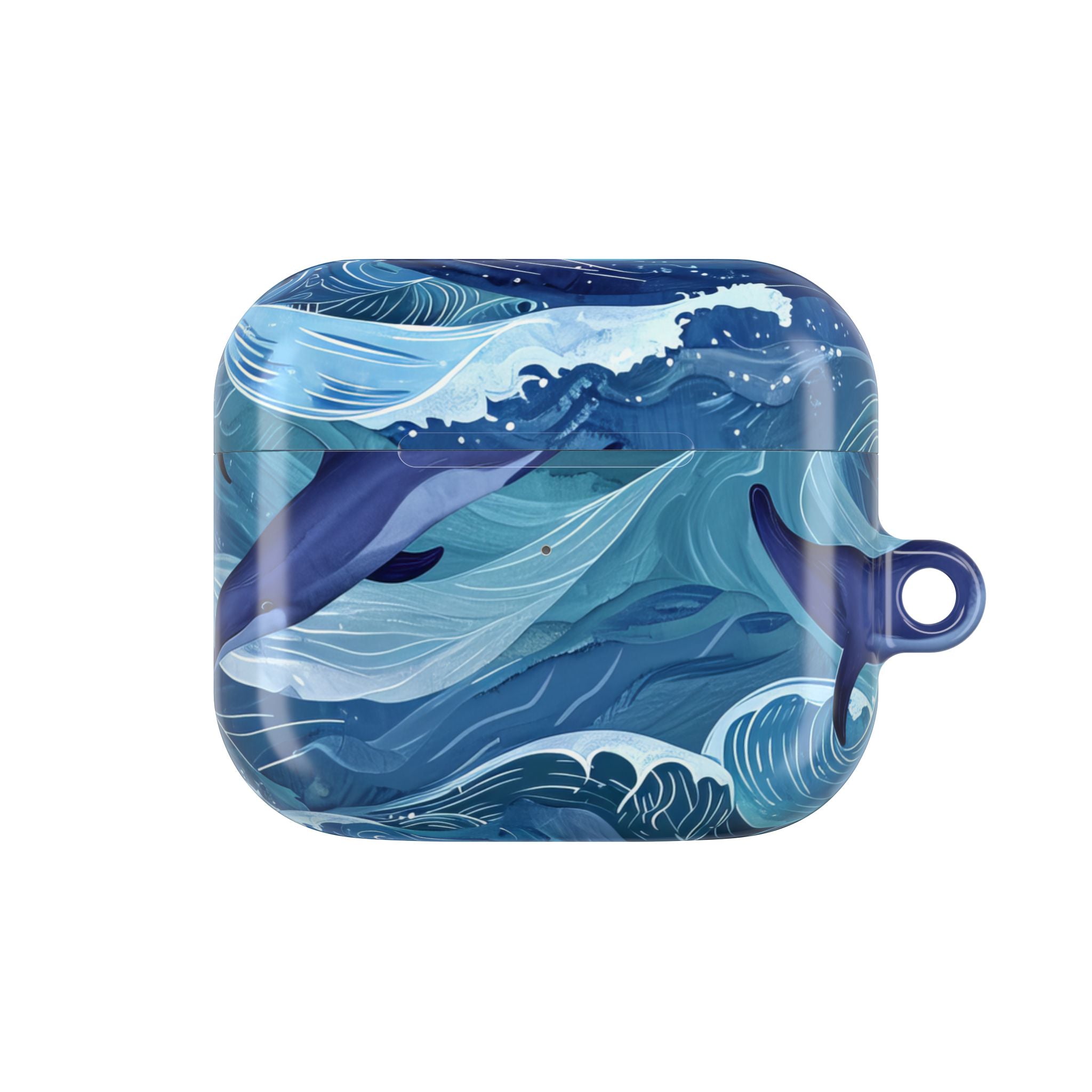 Dolphin Wave Dance - AirPods Case