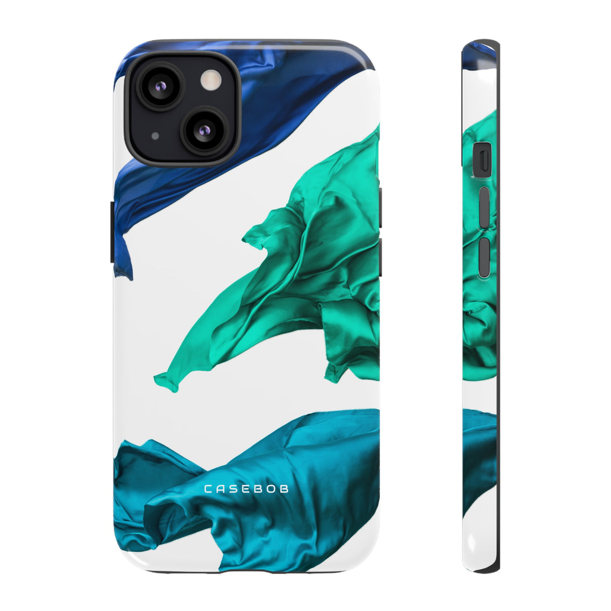 Blue Velvet Fabric - Protective Phone Case