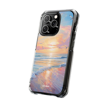 Waves Embrace Shore iPhone Case - Impact