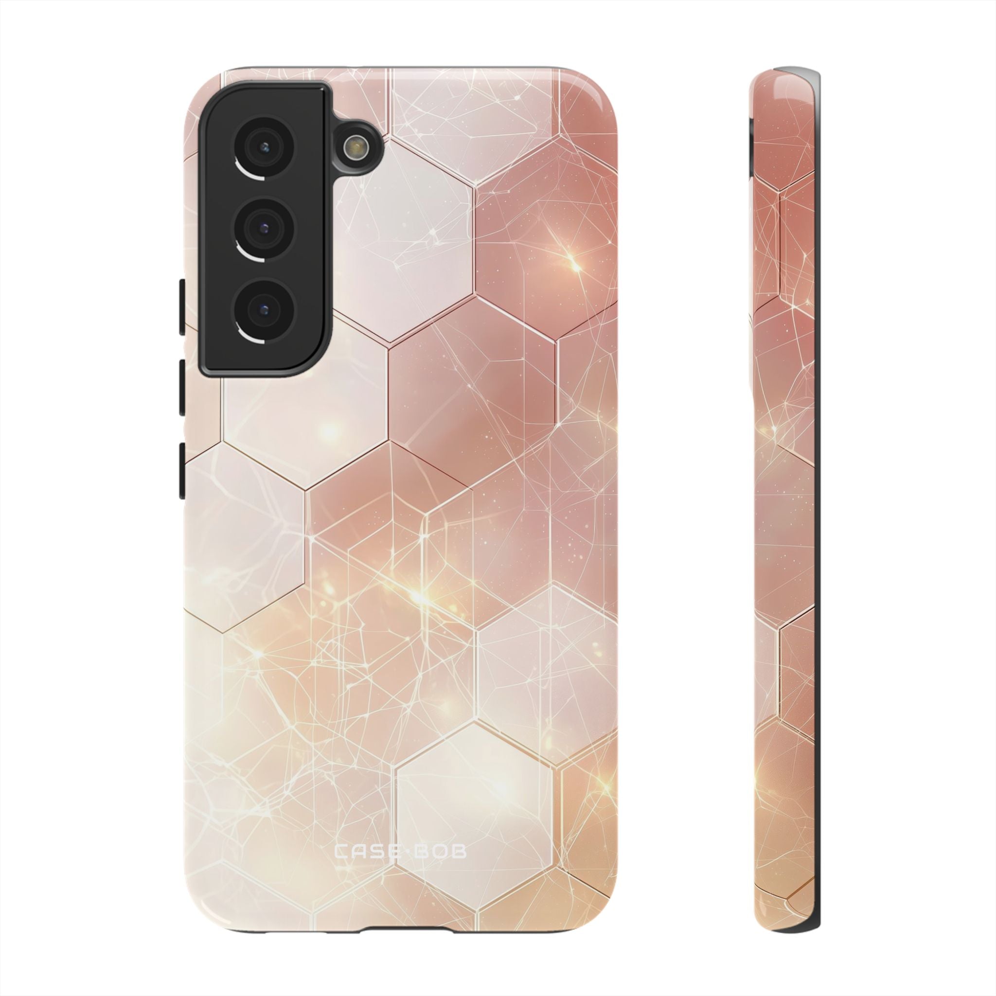 Honeycomb Glow Samsung S22 Case - Tough