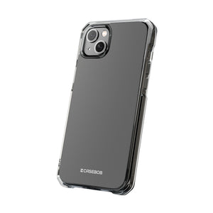 Dunkelgrau | Handyhülle für iPhone (Clear Impact Case - Magnetisch) 