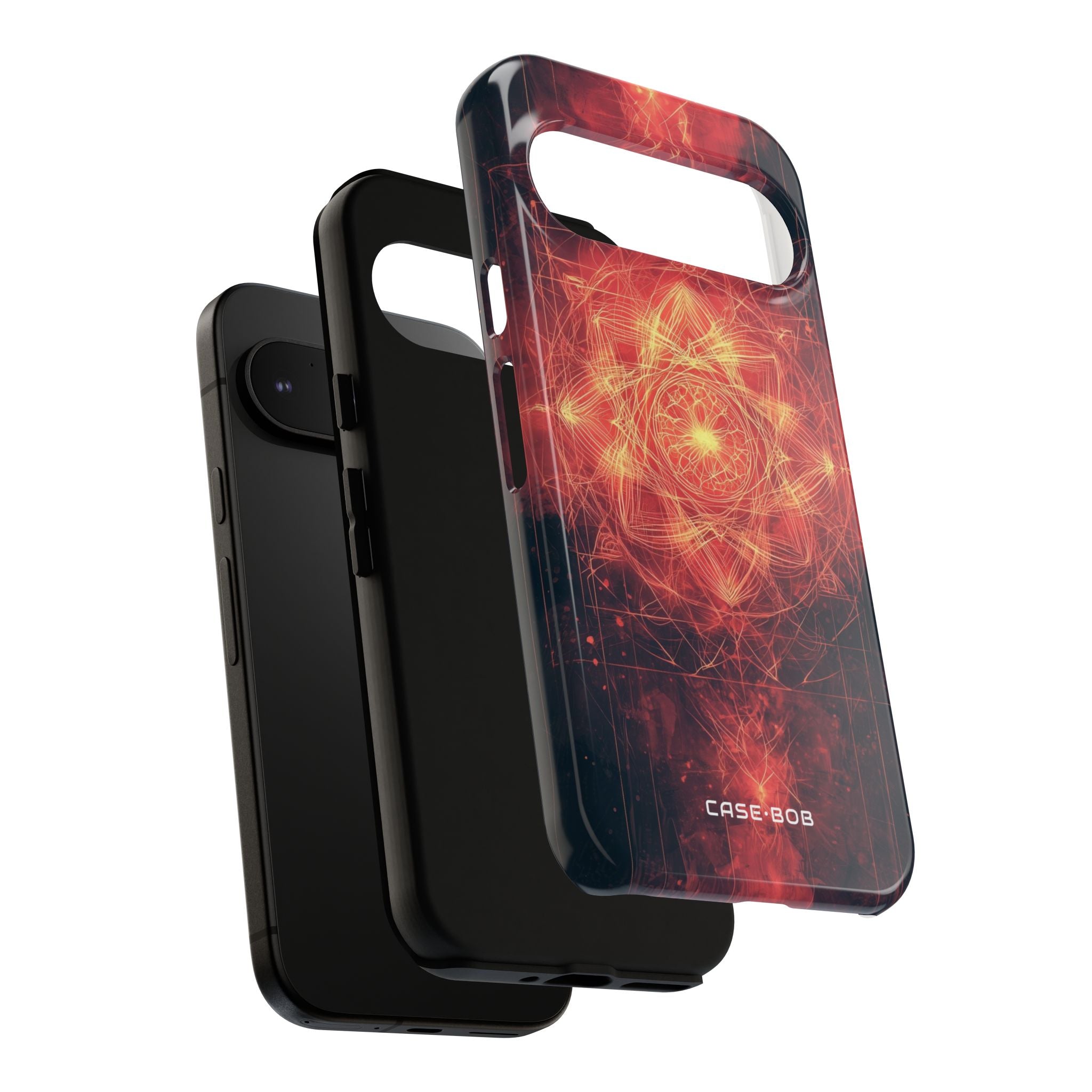 Radiant Mandala Google Pixel 9 Case - Tough